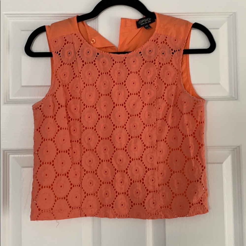 Cropped vibrant blouse